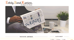 Desktop Screenshot of erfolg-beruf-karriere.de